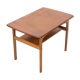Mid Century Two-Tiered Teak Sidetable by Rasmus Solberg, Norway 1960s