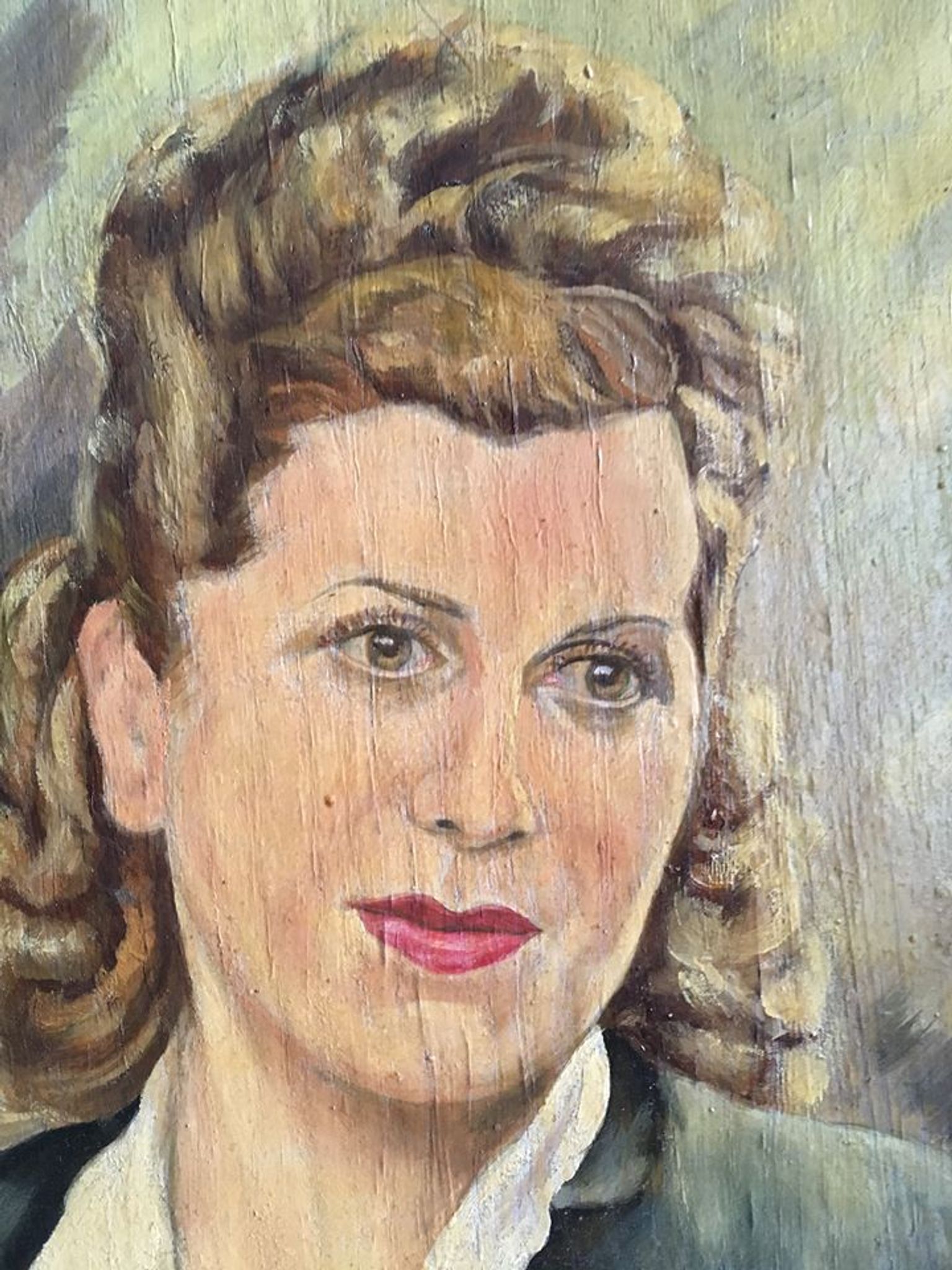 Oil portrait of a woman, 50/60's