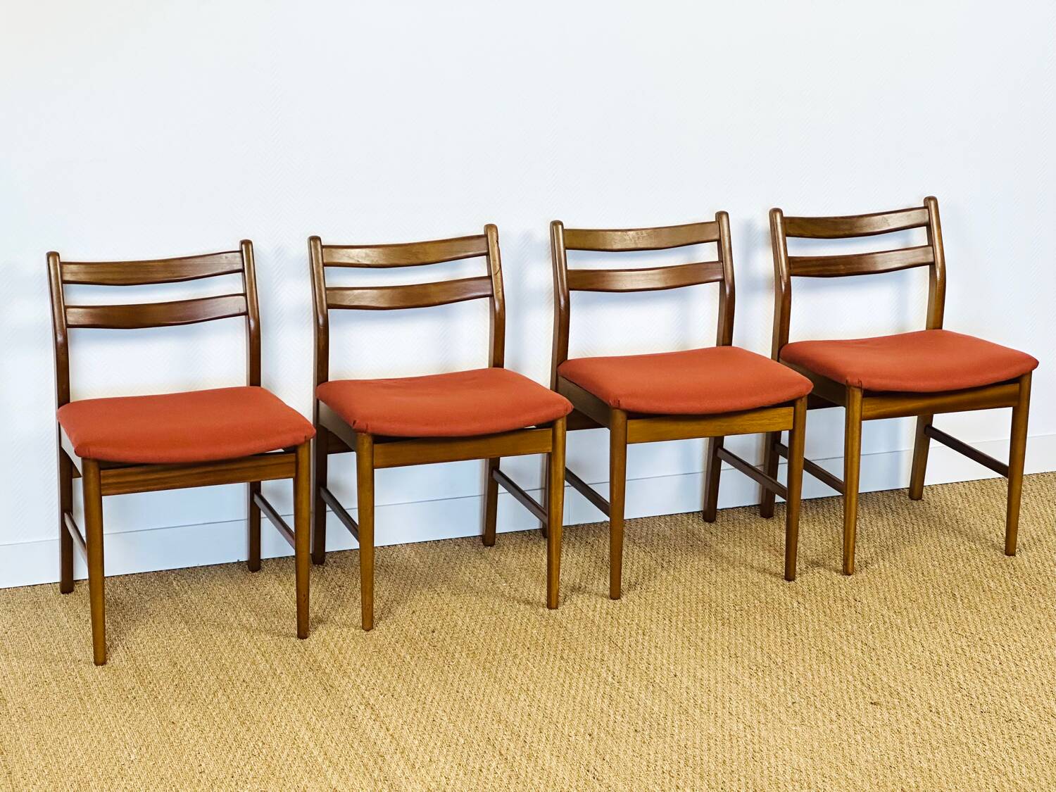 4 Scandinavian chairs 1960
