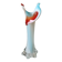 Vase soliflore "Jack in the Pulpit" en verre de Murano