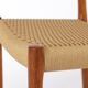 Lot de 6 chaises de salle à manger en teck Niels Otto Moller, modèle 84, 1976 – Cordon renouvelé