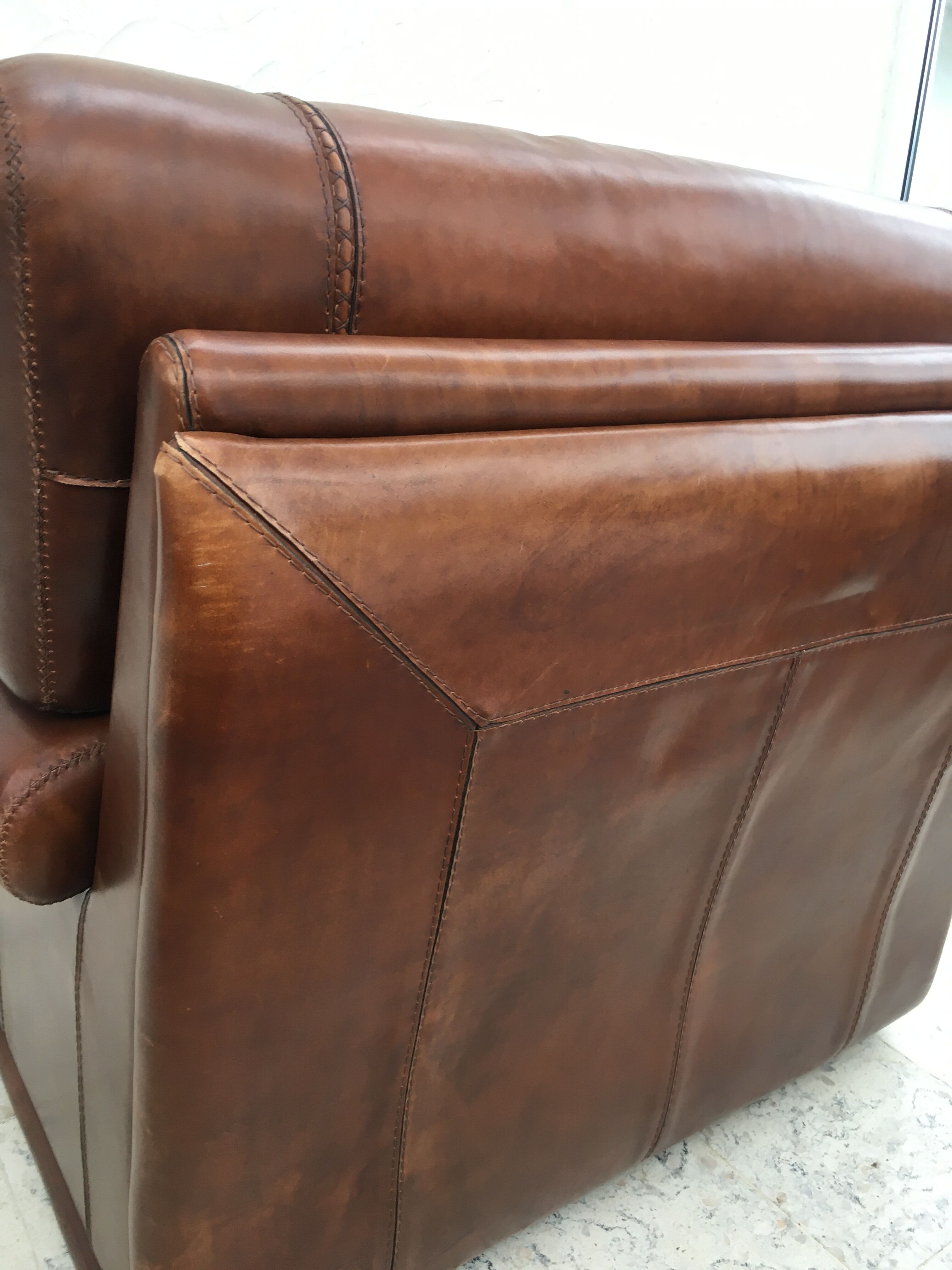 Leather armchair