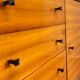 Enfilade noisetier, vintage, 60s