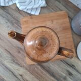 Vintage stoneware teapot / coffee pot