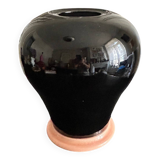 large glazed ceramic vase