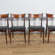 Mid Century Rosewood Dining Chairs by  H. P. Hansen for Randers Møbelfabrik, 1960s, Set of 4
