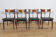Mid Century Rosewood Dining Chairs by  H. P. Hansen for Randers Møbelfabrik, 1960s, Set of 4