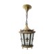 Suspension lanterne de vestibule  fleurs de Lys vintage