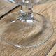 Lot of 6 moulded glass champagne glasses