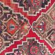 Ancient Caucasian carpet Karabakh handmade 115x270 cm