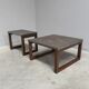 Set of vintage stone side tables, 1970s