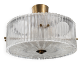 Lampe de cave Carl Fagerlund pour  Orrefors Suède 1960 étiqueté