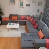 BoConcept modular grey corner sofa