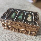 Gilded wooden box