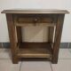 Solid wood bedside table