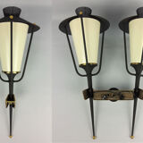 2 Appliques "torch" of Arlus 1950