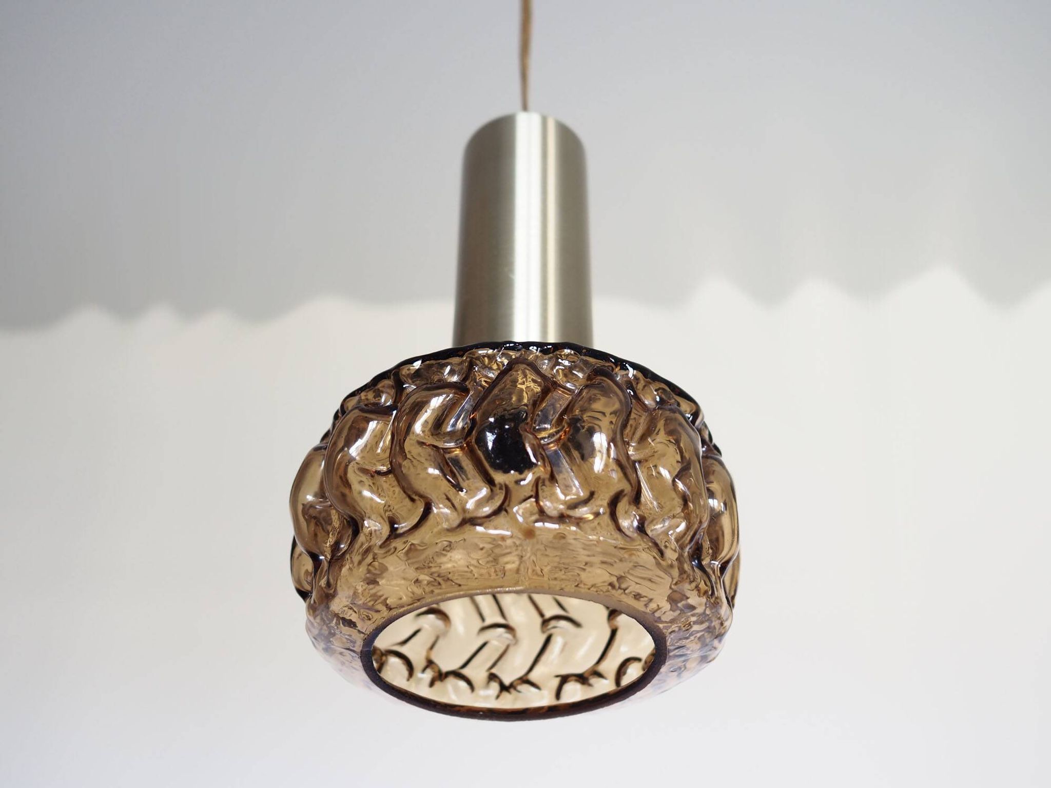 Lampe suspendue, design danois, années 1970, production : Danemark