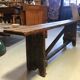 Wooden bench
