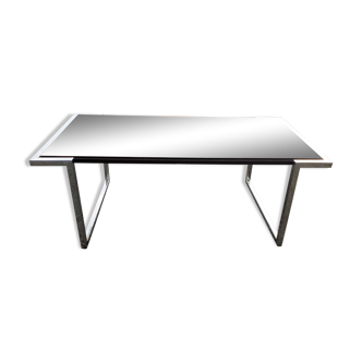 Vintage glass coffee table