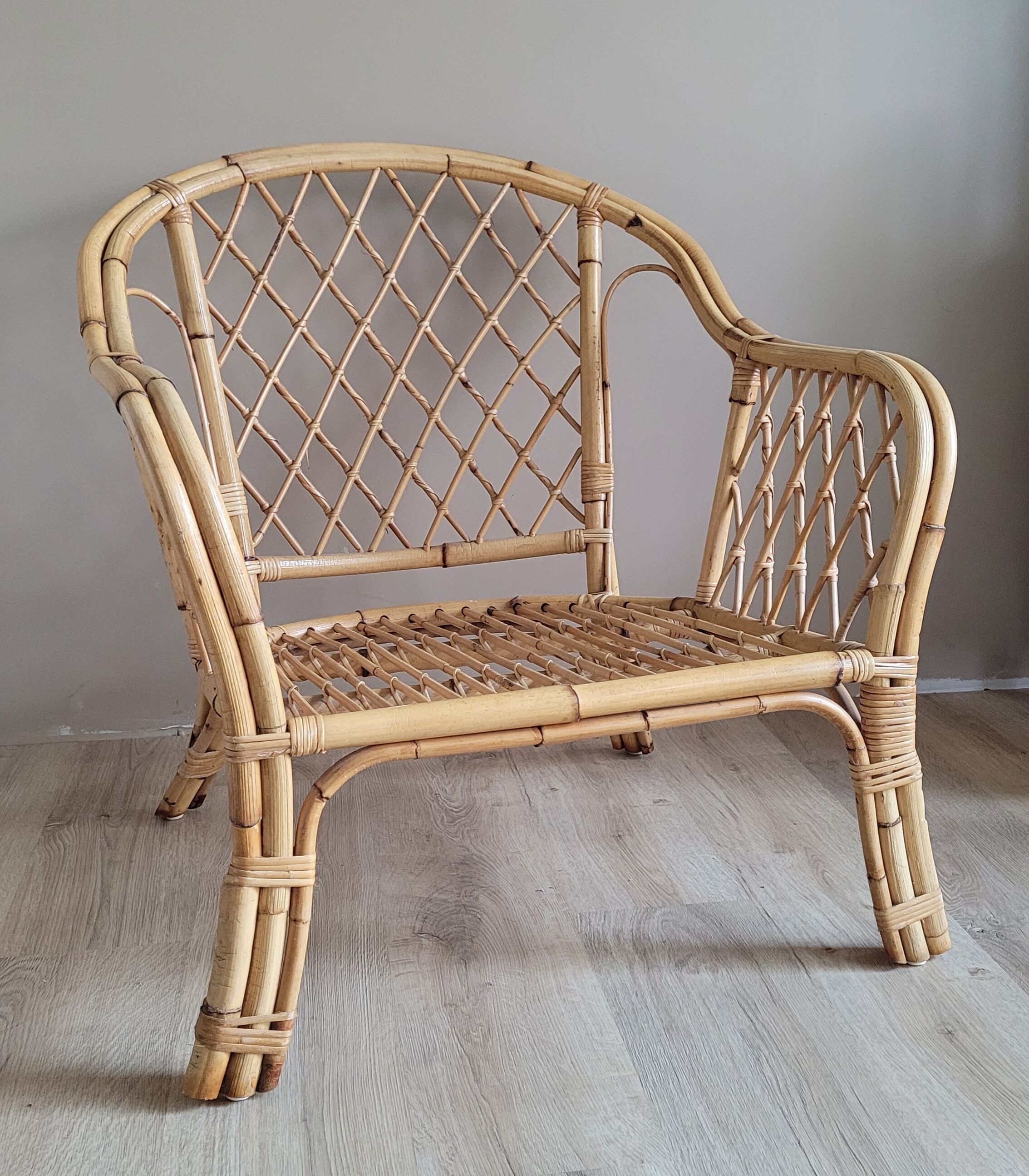 Fauteuil rotin adulte