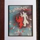 Affiche publicitaire saint raphael quiquina en couleur - impression originale de 1938