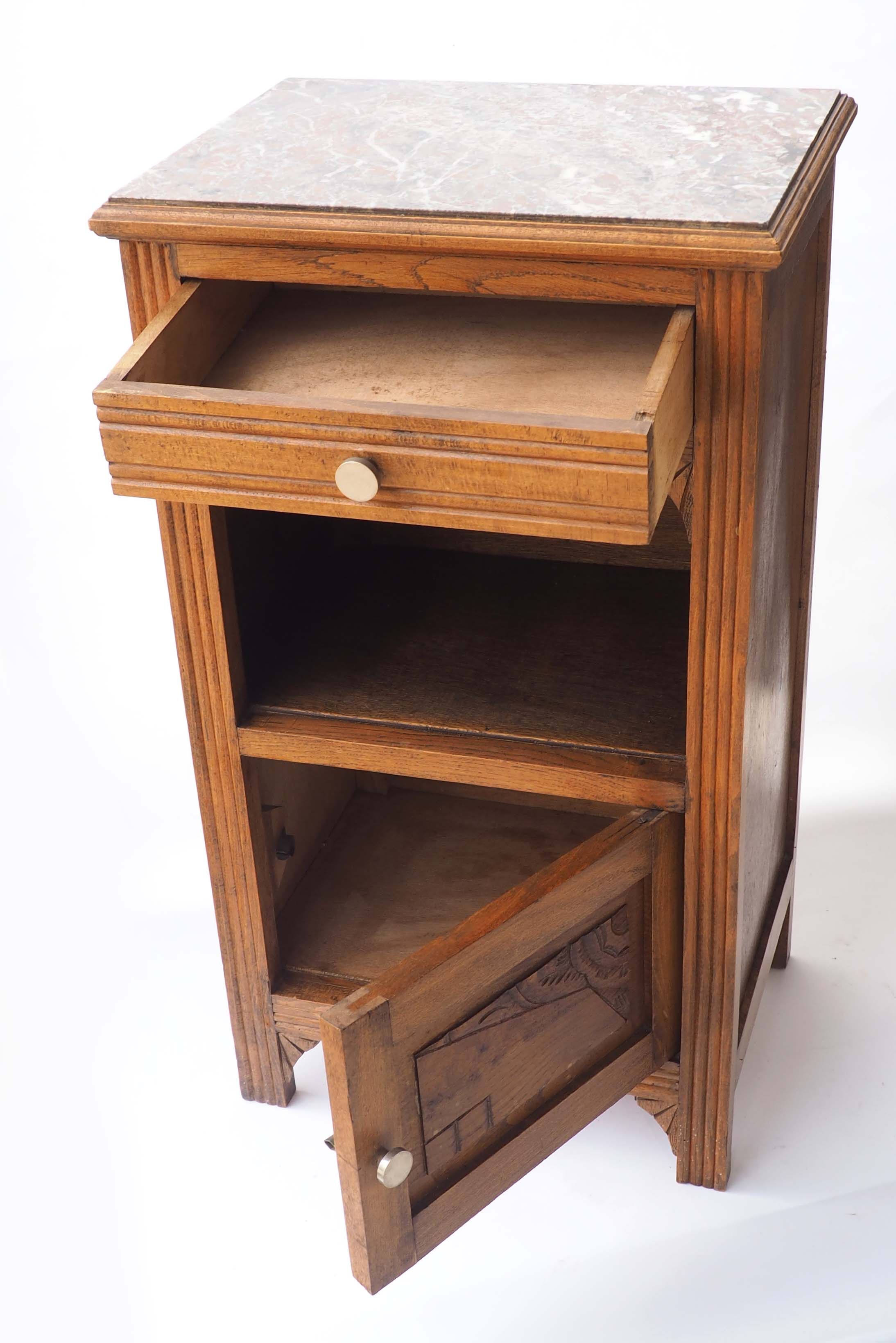 Bedside 1920 gray marble