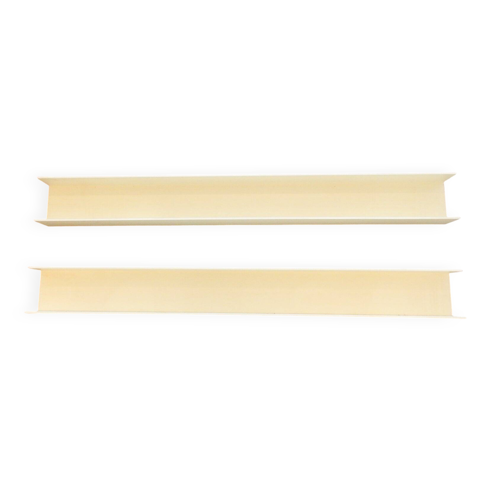 Set of 2 large wall mounted shelves by Walter Wirz for Wilhelm Renz, Germany 1960's