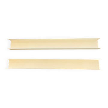 Set of 2 large wall mounted shelves by Walter Wirz for Wilhelm Renz, Germany 1960's