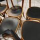 Suite de 6 chaises de bistrot Baumann années 1950