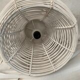 Vintage white rattan hanging