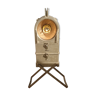 Ancien luminaire projecteur avec compartiment