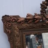 Golden mirror  65x100cm