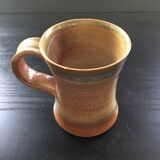 Mug grès flammé signé