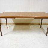 Scandinavian teak expandable table