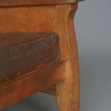 Oak Armchair by Robert Mouseman Thompson, 1940s