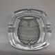 Owl ashtray in Arques crystal