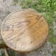 4 high bar stools in solid oak