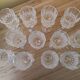 12 small glasses 12 cl "Lonchamp" Cristal d'Arques Vintage