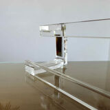 Plexiglas towel rack 70s
