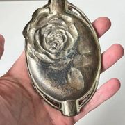 Vintage Lisieux metal ashtray / pocket emptier - 1930s art deco style