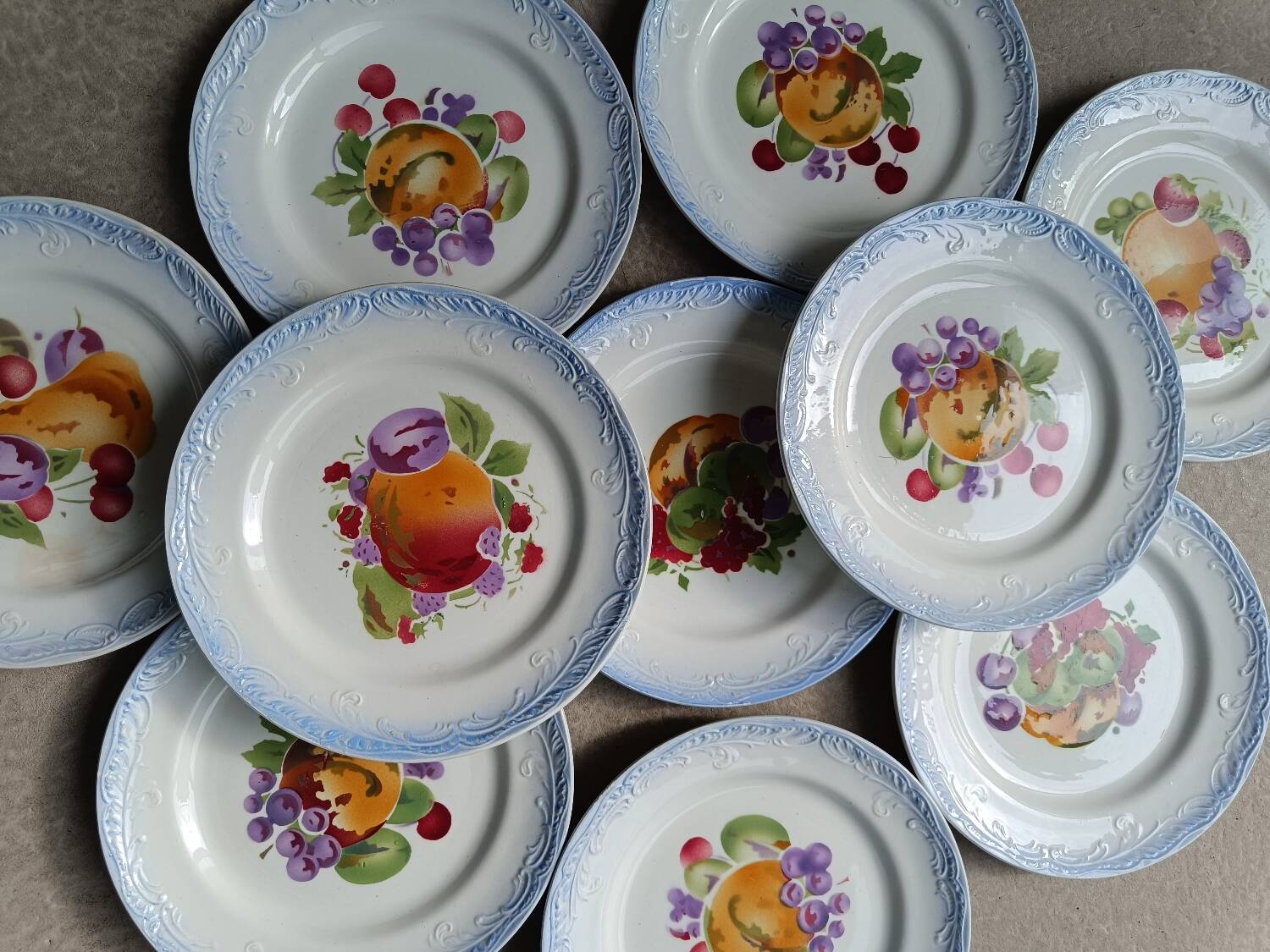 Lot d'assiettes à dessert Céranord