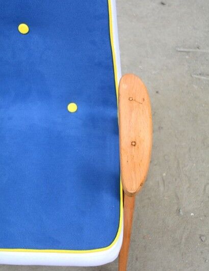 Chair of the 1960s Chierowski vintage blue