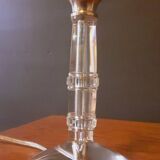 1930 art deco lamp in chiseled glass