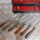Lot de 6 anciens couteaux DC Paris