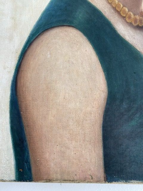 Portrait of a woman, signed Debiesse dated 1928