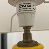Lampe céramique Kostka jaune