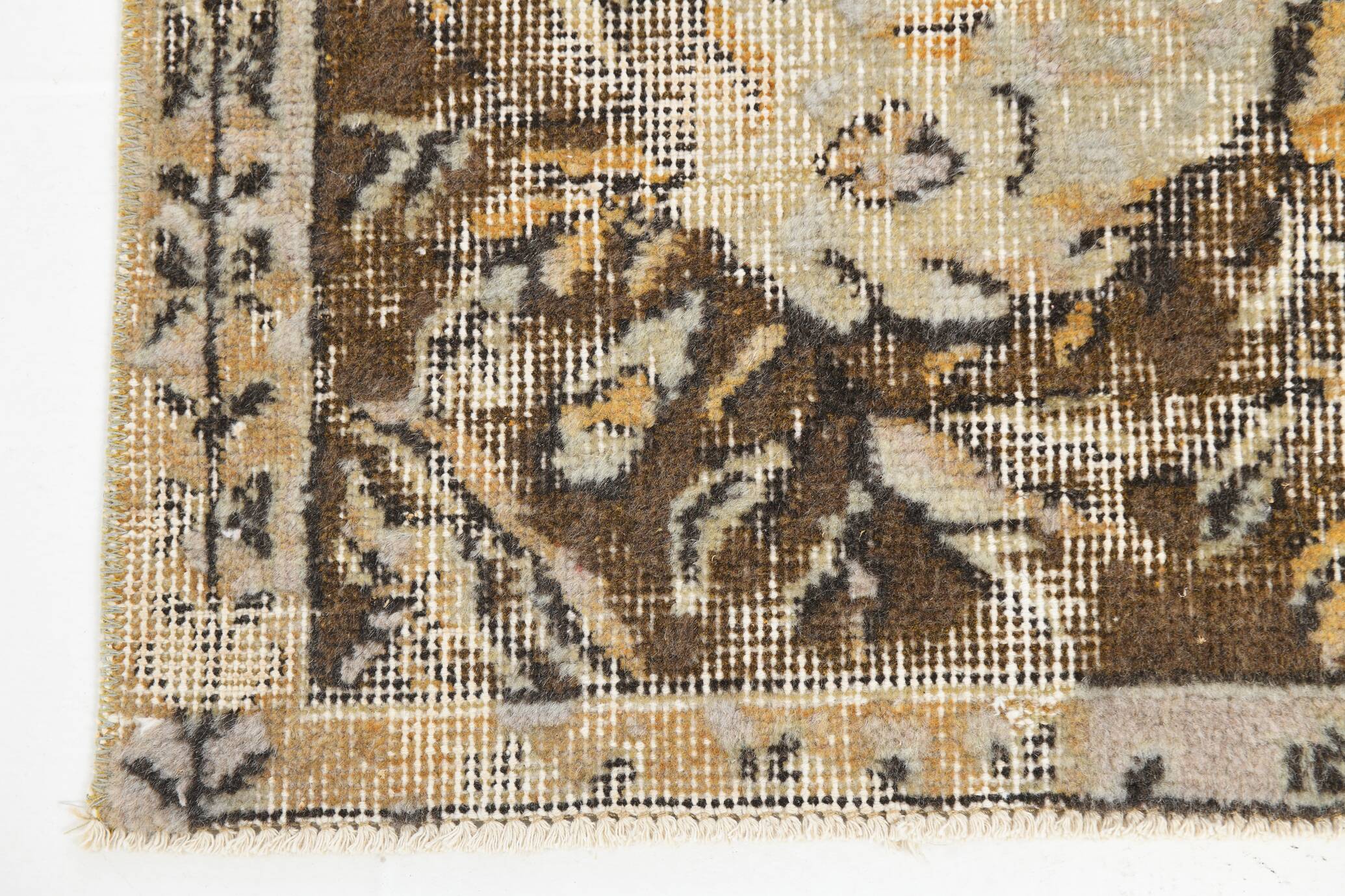 Brown & Cream Classic Persian Rug, 172x278Cm