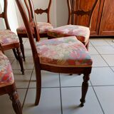 Set of 5 19th century cacahogany chairs