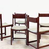 Ensemble de six chaises de salle à manger italiennes