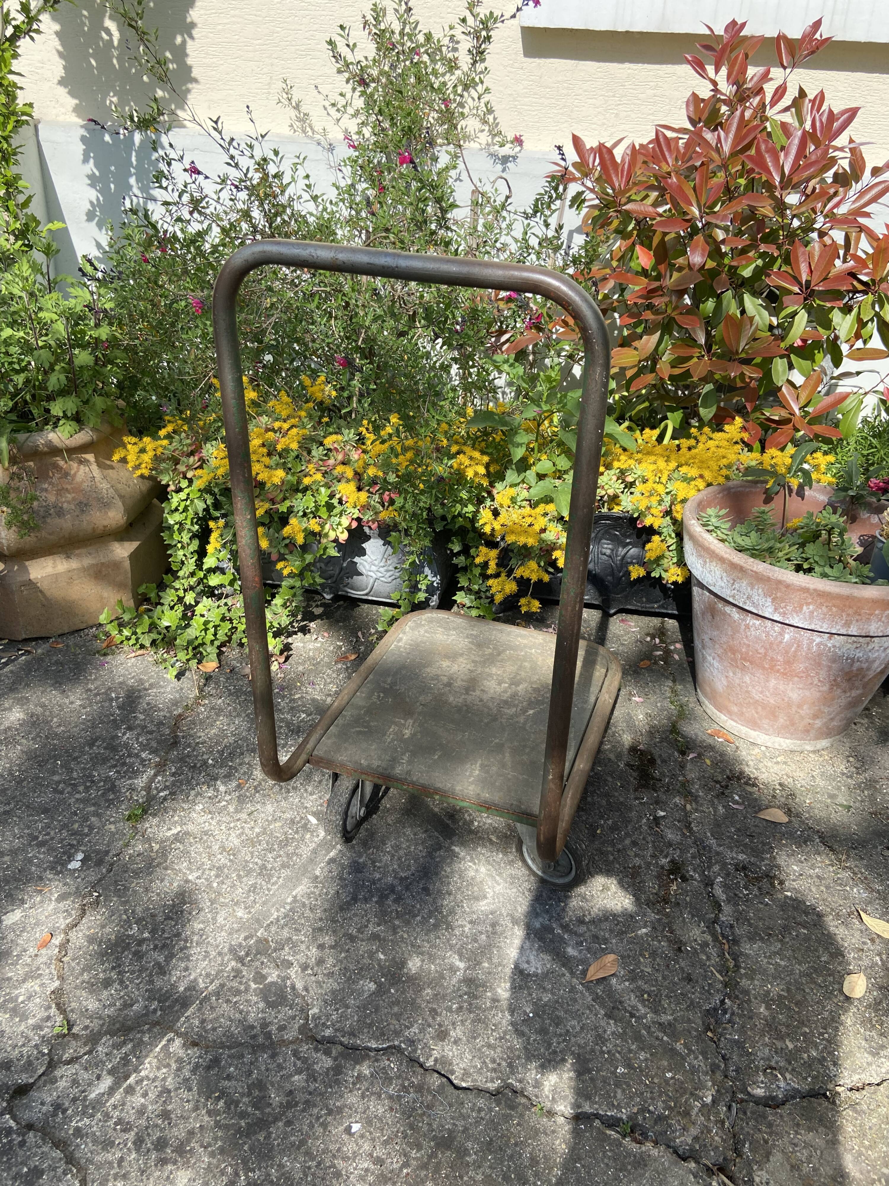 Vintage industrial trolley 1950